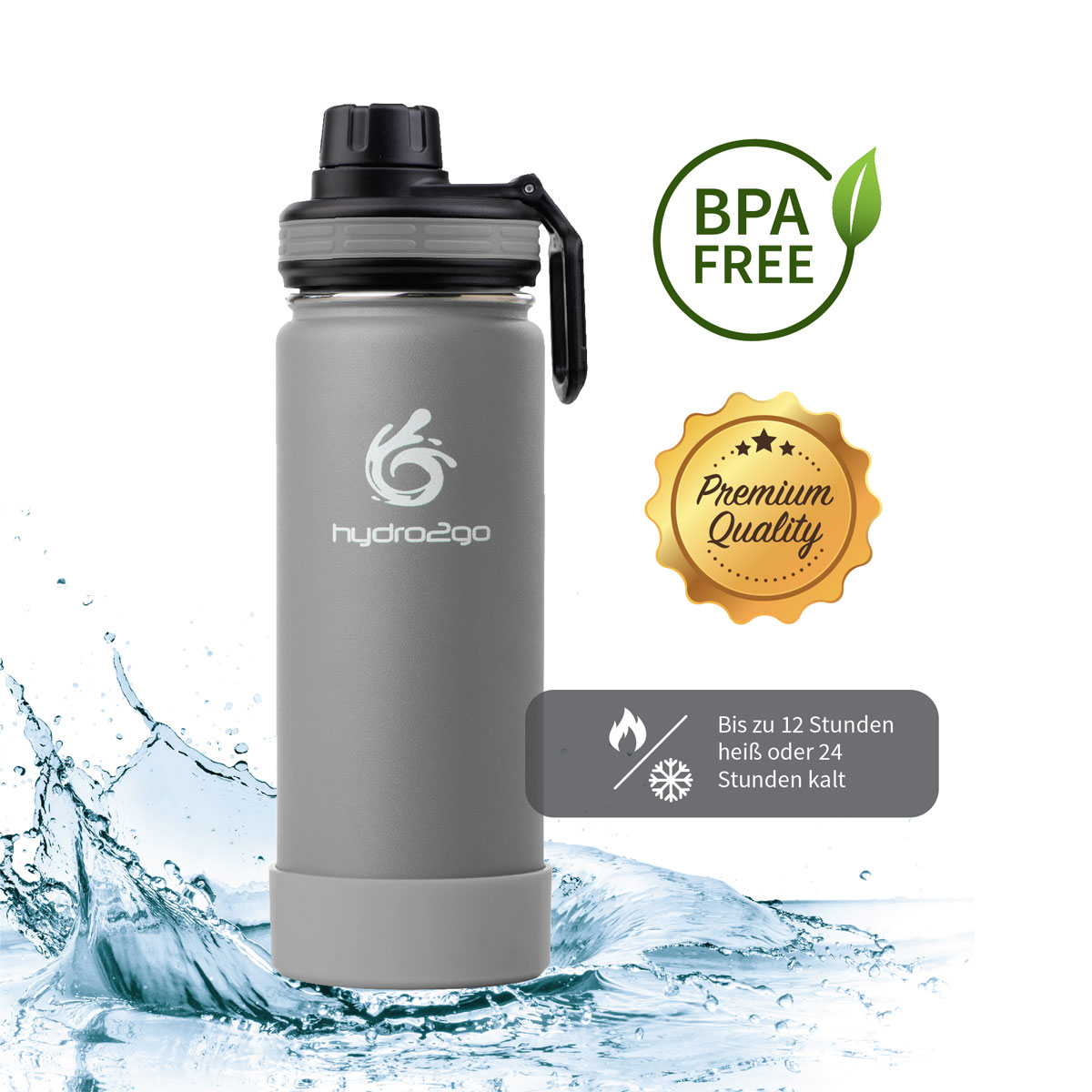LACD Vacuum Bottle 0,5l Thermosflasche - Trinkflaschen - Fitnesszubehör -  Fitness - Alle